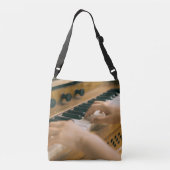 Mooie piano crossbody tas (Achterkant)