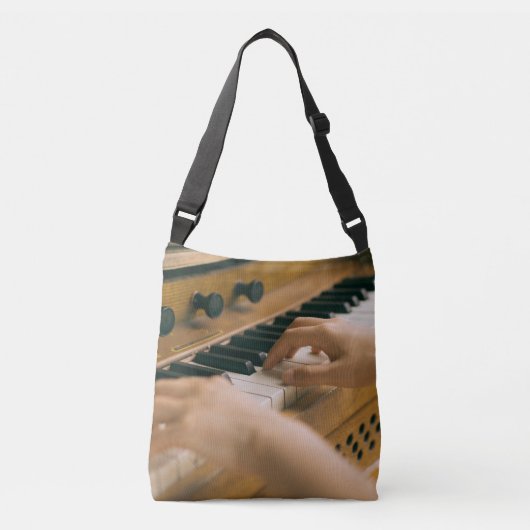 Mooie piano crossbody tas (Voorkant)