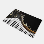 Mooie Piano Deurmat, Piano Lover Gift Idee Deurmat (Schuin)
