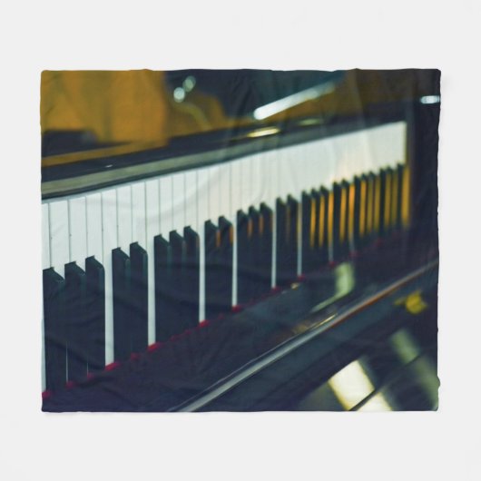 Mooie piano fleece deken (Voorkant (Horizontaal))