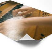 Mooie piano foto afdruk (Hoek)