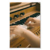 Mooie piano foto afdruk (Voorkant)