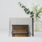Mooie piano kunst briefkaart (Staand voorkant)