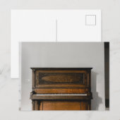 Mooie piano kunst briefkaart (Voorkant / Achterkant)