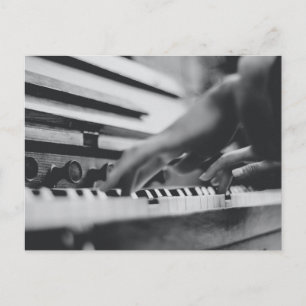 Mooie piano kunst briefkaart