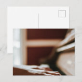 Mooie piano kunst briefkaart (Voorkant / Achterkant)