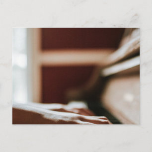 Mooie piano kunst briefkaart