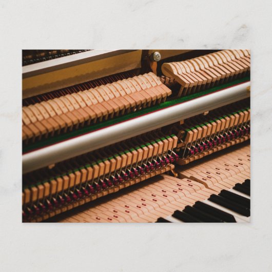 Mooie Piano Kunstwerk Briefkaart (Voorkant)