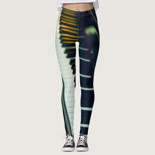 Mooie piano leggings (Voorkant)