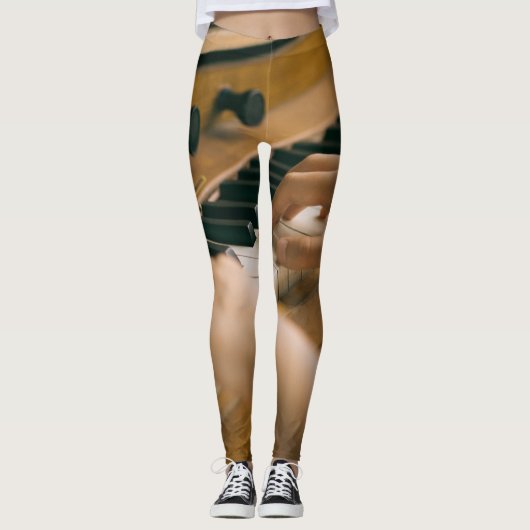 Mooie piano leggings (Voorkant)