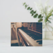 Mooie piano-ontwerp briefkaart (Staand voorkant)