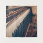 Mooie piano-ontwerp wandkleed (Voorkant (horizontaal))