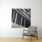 Mooie piano ontwerp wandkleed (In Situ (horizontaal))