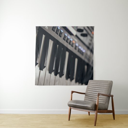 Mooie piano ontwerp wandkleed (In Situ (horizontaal))