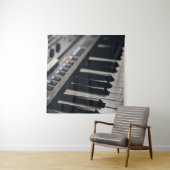 Mooie piano ontwerp wandkleed (In situ)
