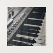Mooie piano ontwerp wandkleed (Voorkant)