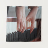 Mooie Piano Ontwerp Wandkleed (Voorkant (horizontaal))
