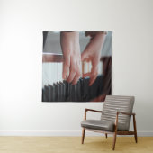 Mooie Piano Ontwerp Wandkleed (In Situ (horizontaal))