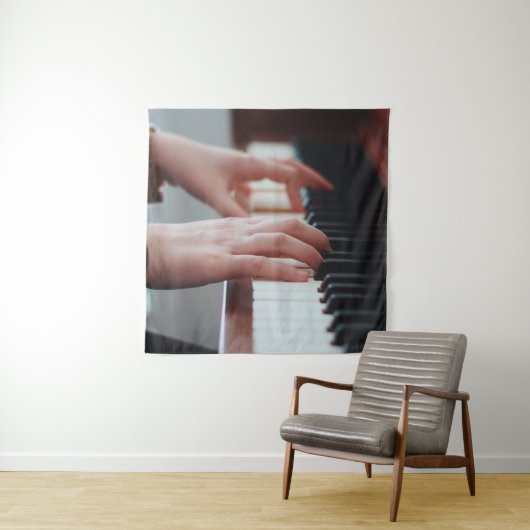 Mooie Piano Ontwerp Wandkleed (In situ)