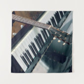 Mooie Piano Ontwerp Wandkleed (Voorkant (horizontaal))