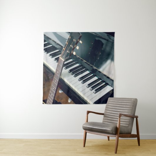 Mooie Piano Ontwerp Wandkleed (In situ)
