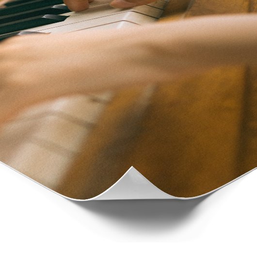 Mooie piano poster (Hoek)
