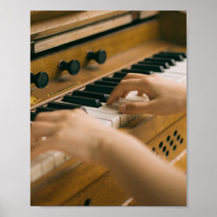 Mooie piano poster