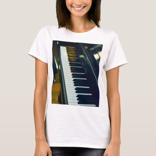 Mooie piano t-shirt (Voorkant)