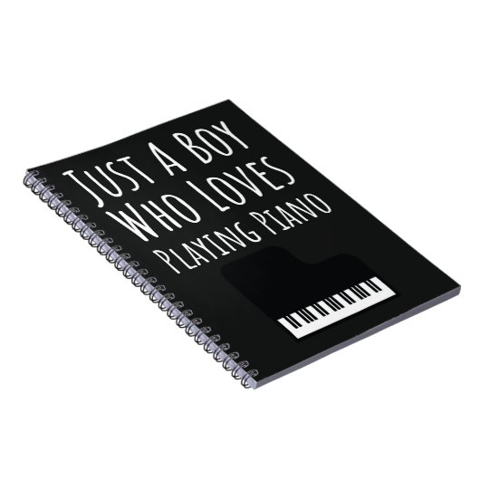 Mooie Pianocadeau's Voor Baby Jongens Pianospelend Notitieboek (Rechterzijde)