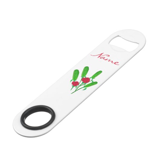 Mooie Pickle Bouquet met RosesThunder_Cove Speed Flessenopener (Voorkant Gekanteld)