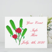 Mooie Pickle Bouquet met Rozen Thunder_Cove (Staand voorkant)