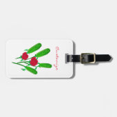 Mooie Pickle Bouquet met Rozen Thunder_Cove Bagagelabel (Voorkant horizontaal)