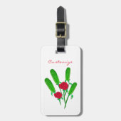 Mooie Pickle Bouquet met Rozen Thunder_Cove Bagagelabel (Voorkant verticaal)