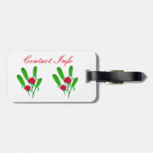 Mooie Pickle Bouquet met Rozen Thunder_Cove Bagagelabel (Achterkant horizontaal)