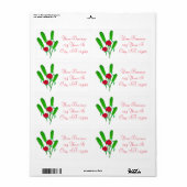 Mooie Pickle Bouquet met Rozen Thunder_Cove Etiket (Full Sheet)