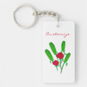 Mooie Pickle Bouquet met Rozen Thunder_Cove Sleutelhanger (Voorkant)