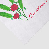 Mooie Pickle Bouquet met Rozen Thunder_Cove Tissuepapier (Detail)