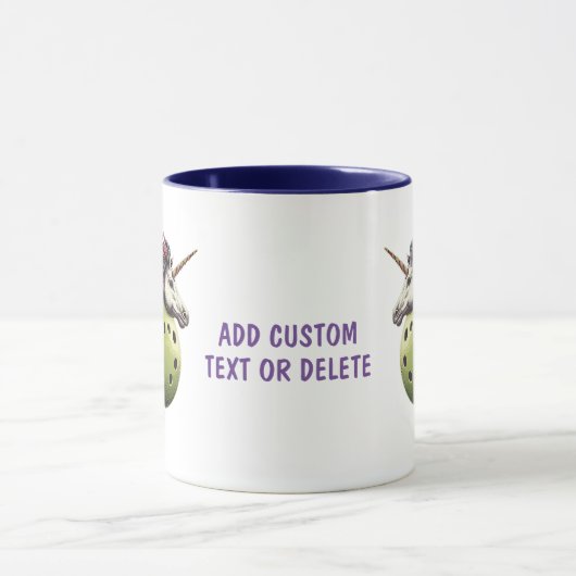 Mooie Pickleball Unicorn Sport Pickleballer Mok (Midden)