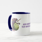 Mooie Pickleball Unicorn Sport Pickleballer Mok (Voorkant links)