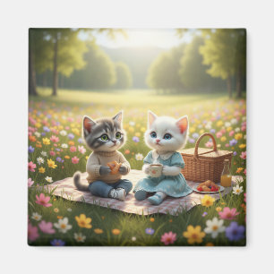 Mooie Picknick Katmagneet   Tom & Luna Lente Pickn Magneet