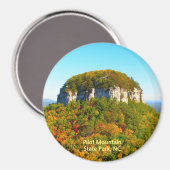 Mooie Pilot Mountain State Park NC Magneet (Voorkant / Achterkant)