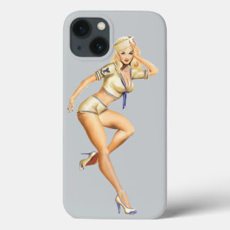 Mooie Pin Up Meisje iPhone 13 Hoesje