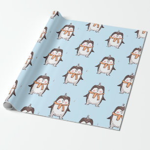 MOOIE PINGOEN LICHTBLAUW INPAKPAPIER