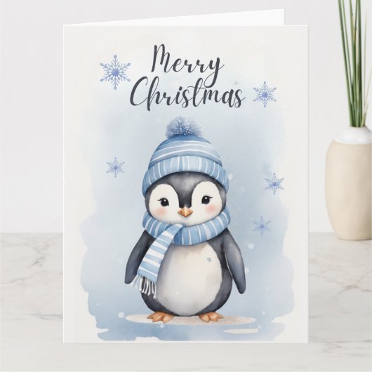 "Mooie Pinguïn" Kaart (Voorkant)