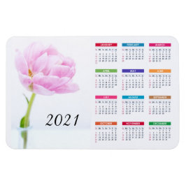 Mooie Pink Peony | Agenda van Floral 2021 Magneet