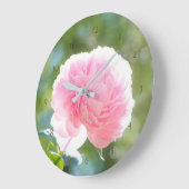 Mooie Pink Peony Flower in Sunlight Grote Klok (Hoek)