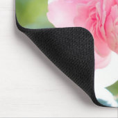 Mooie Pink Peony Flower in Sunlight Muismat (Hoek)