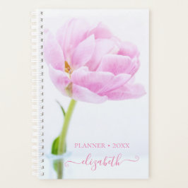 Mooie Pink Peony | Gepersonaliseerd Planner