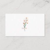 Mooie Pink Wildflower Date nachtelijke ideeën. Dat Informatiekaartje (Achterkant)