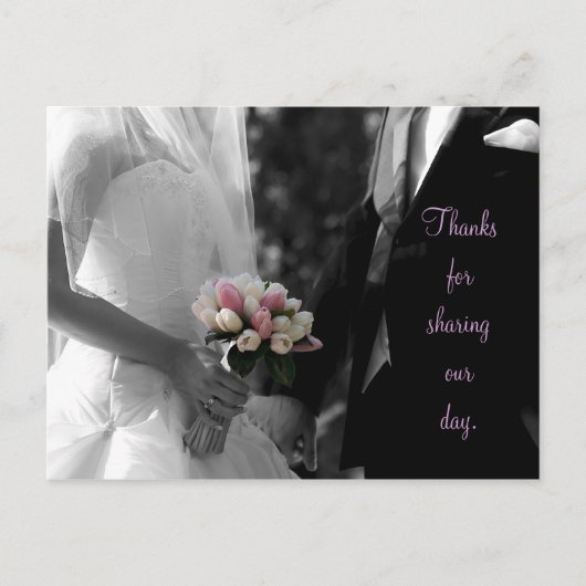 Mooie Pinks Briefkaart (Voorkant)